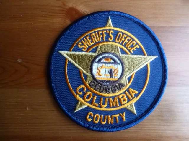 COLUMBIA COUNTY GEORGIA SHERIFF OFFICE Patch UNIT USA Obsolete Original