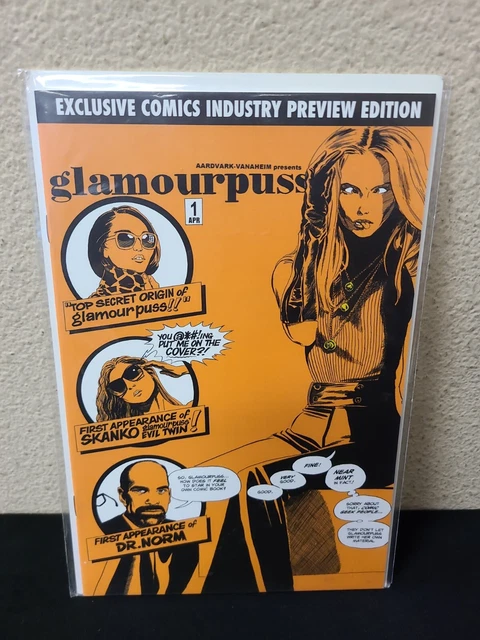 Glamourpuss #1B NM Aardvark-Vanaheim | Preview Edition Dave Sim FREE SHIPPING
