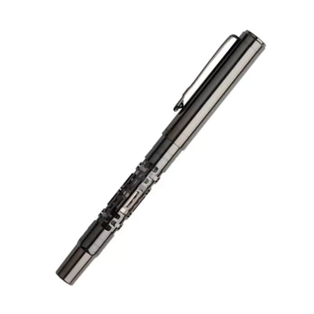 Luoshi Labyrinth Stainless Steel Fountain Pen Two Tone Nib 0.7mm Writing Gift