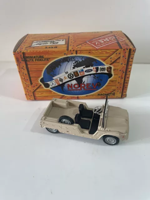 Voiture miniature Norev Hachette Citroën Méhari 1969 1/43 BOITE Collection C3