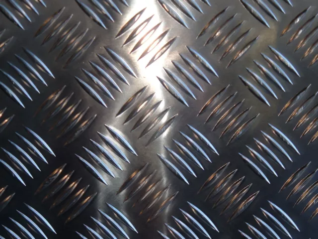 ALUMINIUM CHECKER TREAD PLATE 1200 X 2400 X 3mm