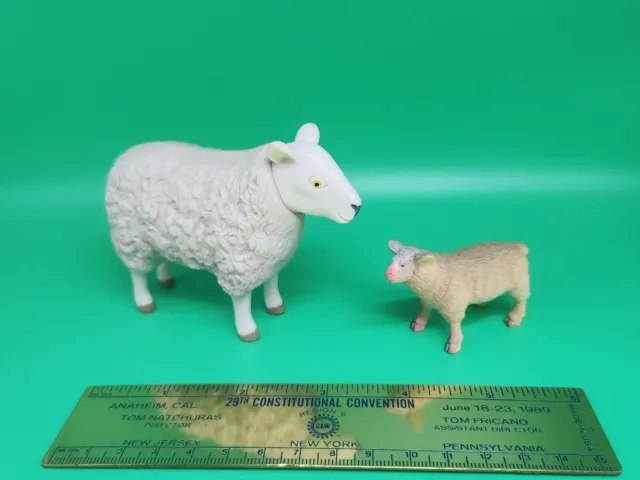 Sheep Lamb Baby Toy Animal Mini Figure Set Farm Barn Zoo Nature Figurine Lot