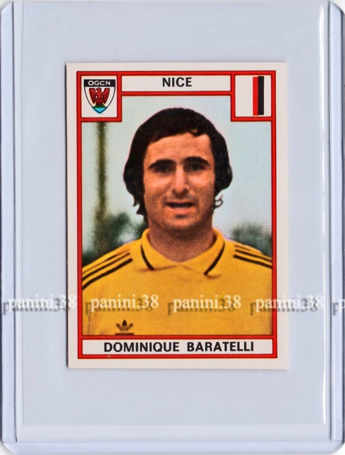RARE !! DOMINIQUE DROPSY Sticker FOOTBALL 1980 FRANCE Panini