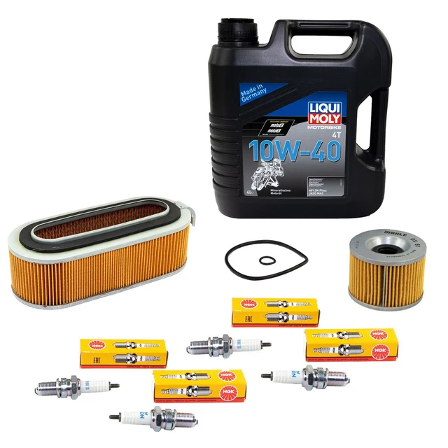 Kit D’entretien Honda BF15 A : Huile Moteur, Bougie, Filtre à Huile, Huile Pour Engrenages – Motorfunsports
