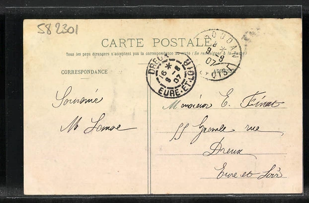 CPA Cosne-sur-Loire, Rue St-Jacques, view from rue bei der l'Église 1907 2