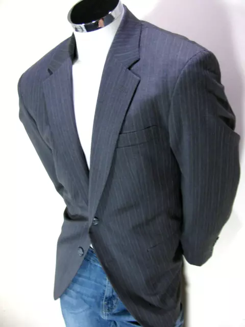 Jos A Bank Mens Blazer 42S Wool Striped Sport Coat 2BTN Single Vent Suit Jacket