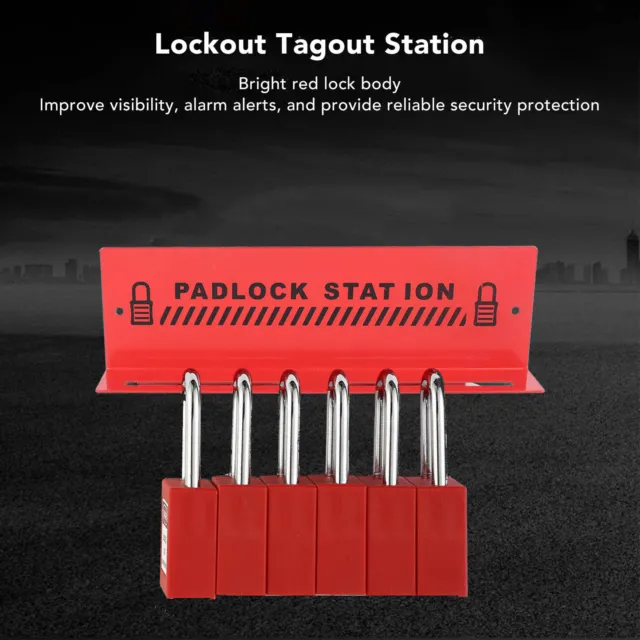 Lockout Tagout Station Stazione Di Lucchetto In Acciaio A Parete Stazione Di
