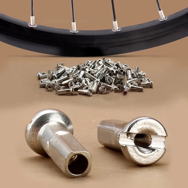 ROAD BIKE CYCLING Spokes Nipples Bicycle Spoke Nipples Spoke Cap Spoke