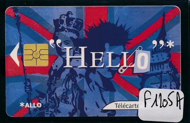 Scheda Telefonica Pubblico F1205A P.V Europeo 5 Inghilterra 120U 03/02 GEM2