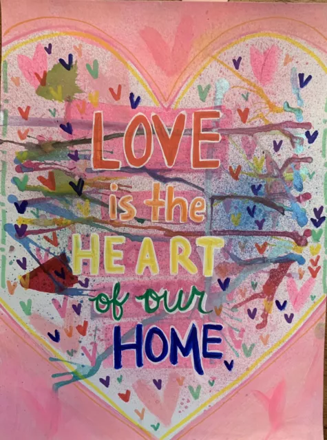 Love is in the Heart of Our Home Painting By Deana Moodyvirgo