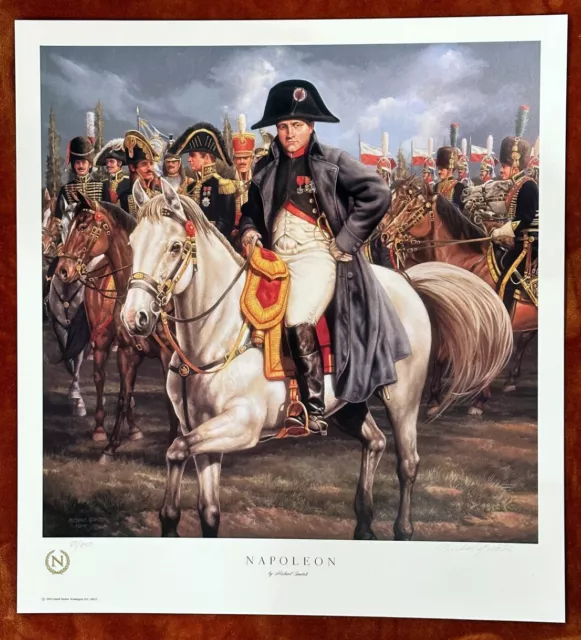 "Napoleon" limited edition print by Michael Gnatek French Emperor Bonaparte S/N