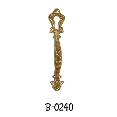 Keyhole Door Pull Cast Brass Victorian Style Keyhole Pull - Antique Style - Bolt