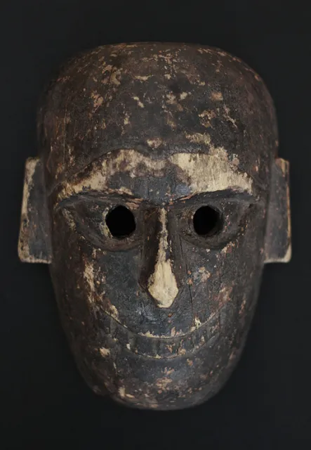 Superb antique NEPAL tribal mask, shamanism