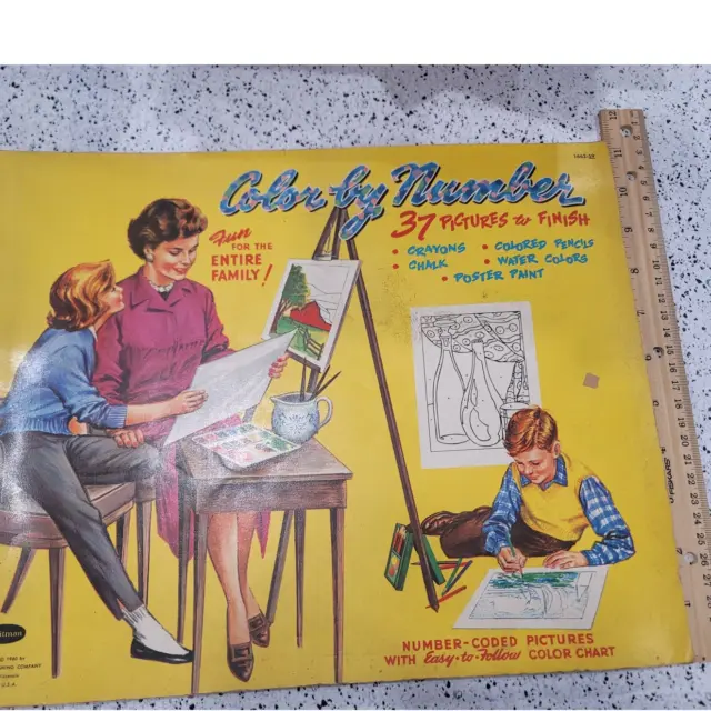 Vintage Whitman Publishing Co MOTHER GOOSE Mini Coloring Book Children's  1961