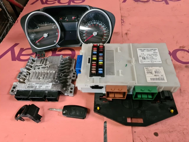 FORD MONDEO MK4 2.0 Tdci Ecu Kit Set Clocks Bcm Key 7G9112A650Uk ...