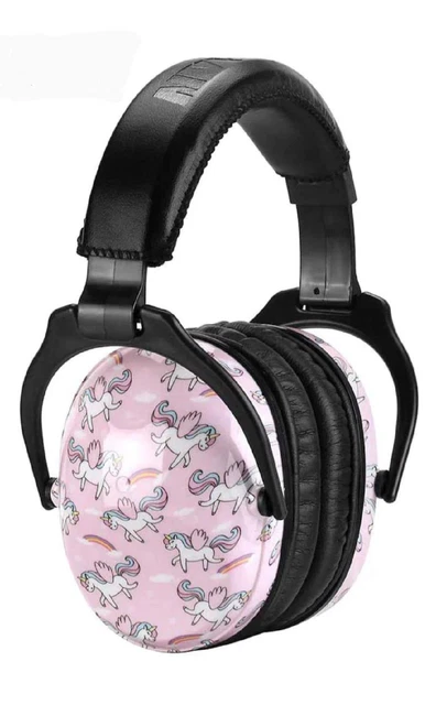 ZOHAN Unicorn Kids Ear Protection Noise Cancel Headphone NRR 22dB Fits 6mo-14yrs