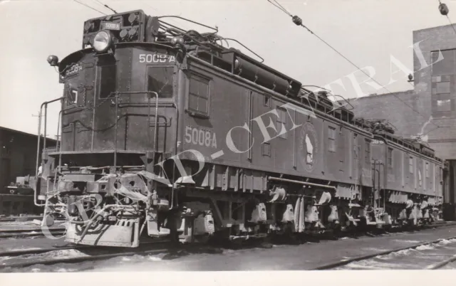 Rppc Great Northern Railway Railroad Gn Locomotive #5008-A Real Photo Postcard