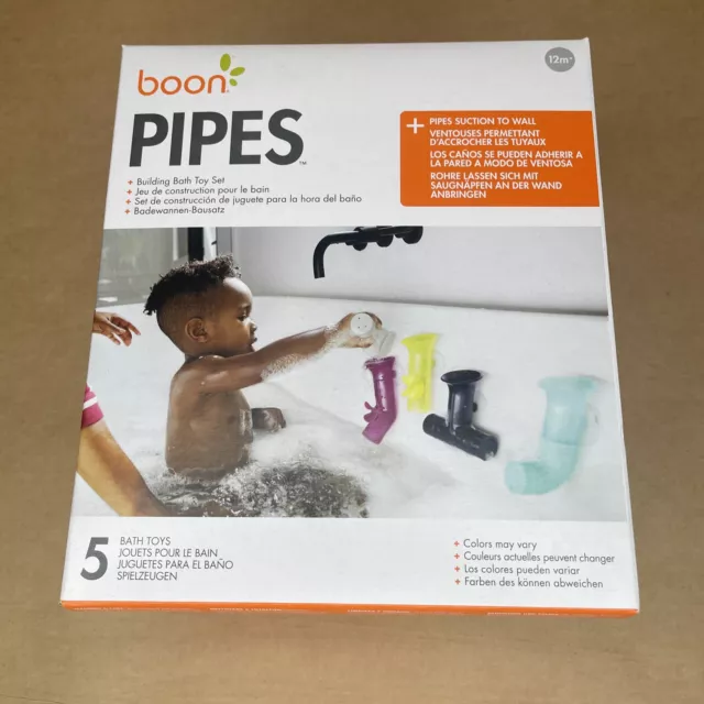 Boon Pipes Building Bath Toy Set 5Pk