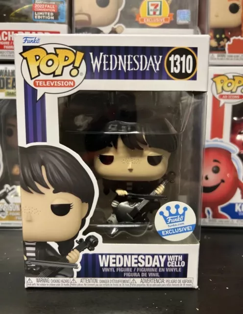 Funko Pop! Wednesday With Cello #1310 Exclusive 100% Authentic With Protector