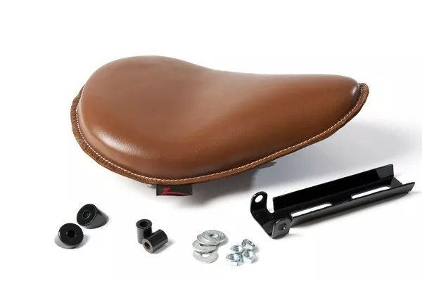 Cuero Deportivo Solo Sillín Asiento Universal para Shopper Bobber Cruiser