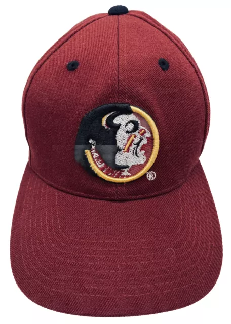 *VINTAGE* Top of the World NCAA Florida State FSU Seminoles Red Snapback Hat