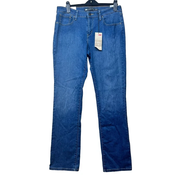 NEW LEVIS DEMI Curve Classic Rise Straight Jeans Blue Womens W32 L31 35.99 PicClick UK