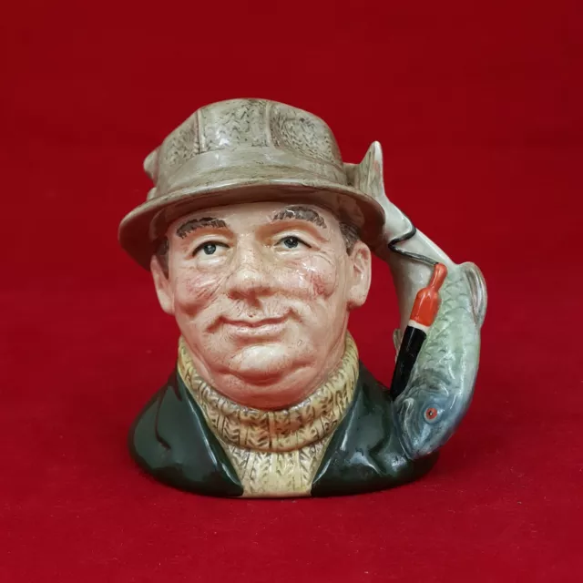 Royal Doulton The Angler Lure Handle Small Character Jug - D6866 - RD