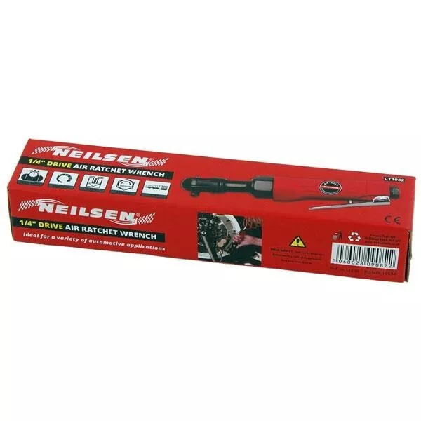 1/4" inch Drive Air Socket Ratchet Wrench For Compressor BSP Tool Neilsen 1082 2