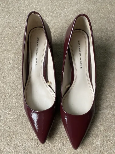 Zara court shoes size 37
