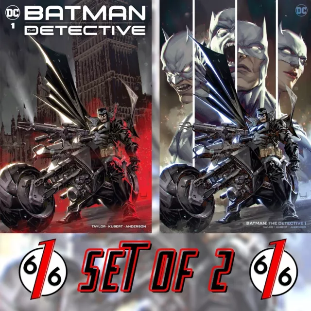 🚨🦇 BATMAN THE DETECTIVE #1 KAEL NGU Variant Set of 2 Trade & Minimal LTD 1500