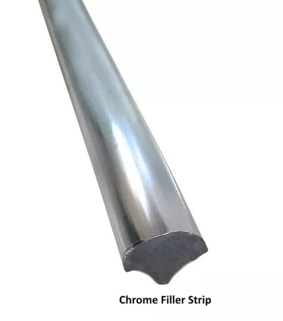 Chrome Filler Strip for Windscreen Rubber