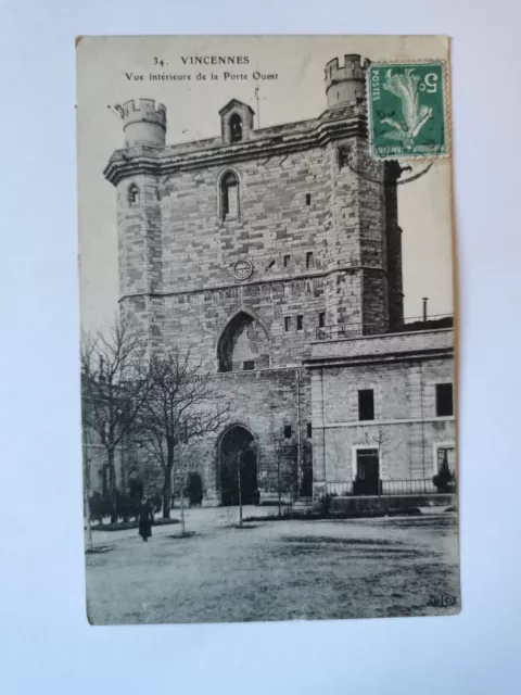 CPA 95 VINCENNES - Vue Intérieure de la Porte Ouest