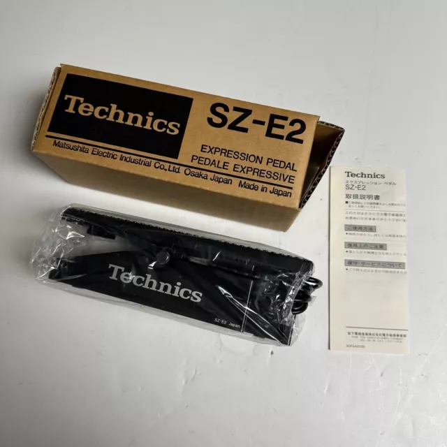 Vintage NOS Technics SZ-E2 Expression Foot Pedal Made in Japan