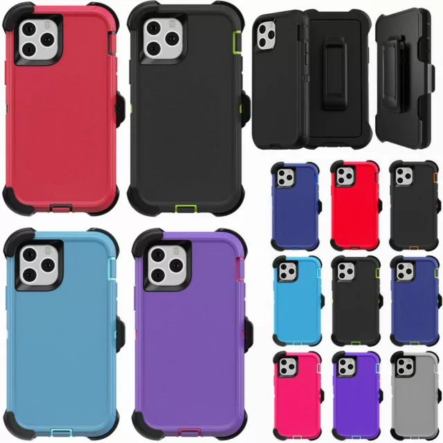 Defender Case For Apple iPhone 11 (6.1") W/Screen [Belt Clip Fits Otterbox]