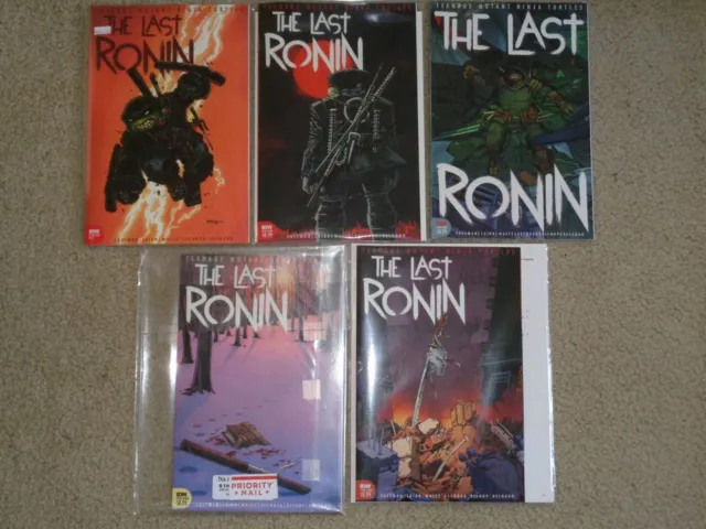 Last Ronin #1 Tmnt Teenage Mutant Ninja Turtles 1St Print, Ri Comic Book Lot Idw