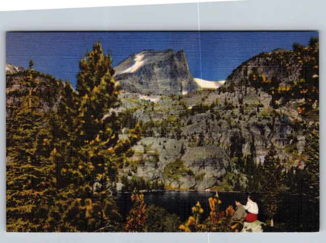 Railroad Union Pacific Rr The Colorado Rockies Vintage Postcard