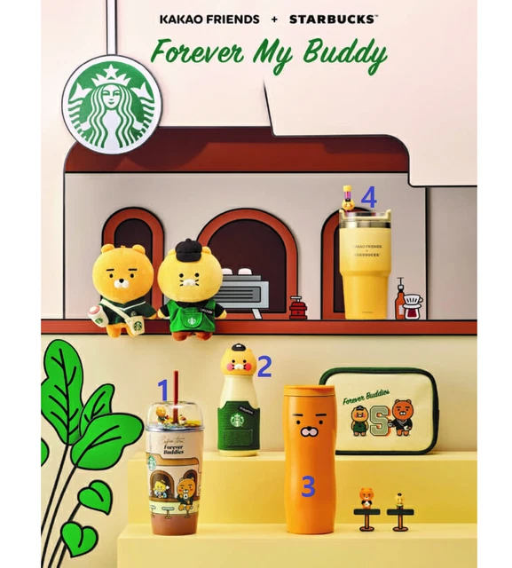 STARBUCKS KOREA 2024 x Kakao Friends Collaboration Tumbler Mug Cold Cup