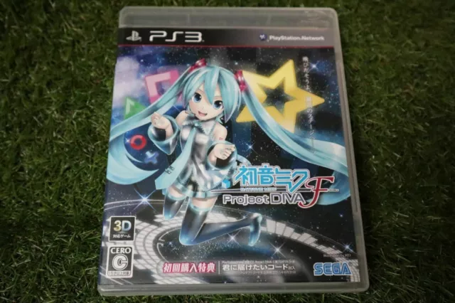 Used SEGA Hatsune Miku Project DIVA F Playstation 3 PS3 japan version from japan