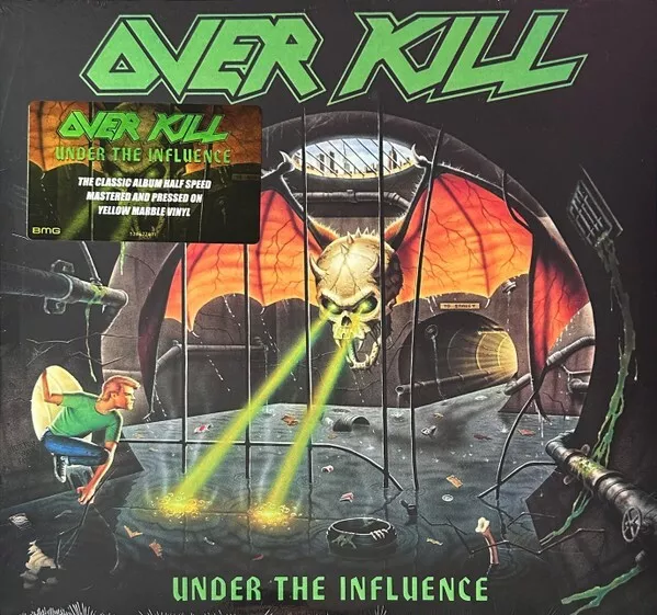 OVERKILL ‎- Under The Influence LP COLORED Vinyl Album - NEW THRASH METAL RECORD