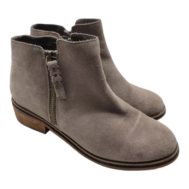 BLONDO WOMEN S VILLA Waterproof Ankle Bootie Mushroom Suede Size