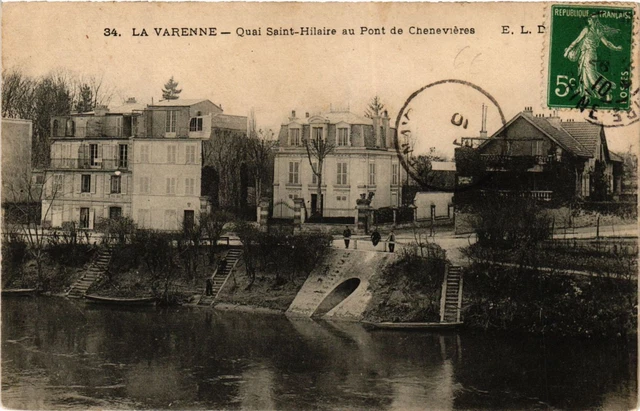 CPA La VARENNE - Quai St-HILAIRE au Pont de CHENEVIERES (390413)