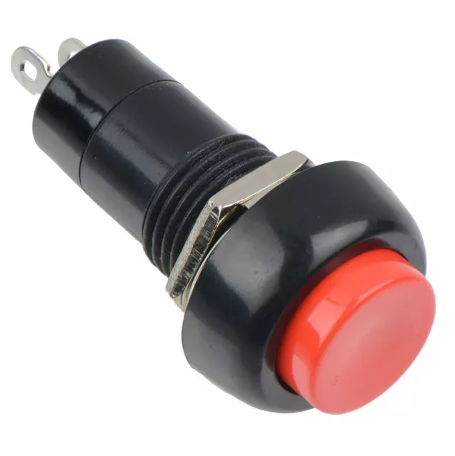 5 x Red Off-(On) Momentary Round Push Button Switch 12mm SPST