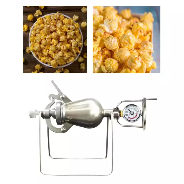 Mini Popcorn Maker Hand-cranked Cannon Corn Popper Pop Corn Puffing Machine  Sale