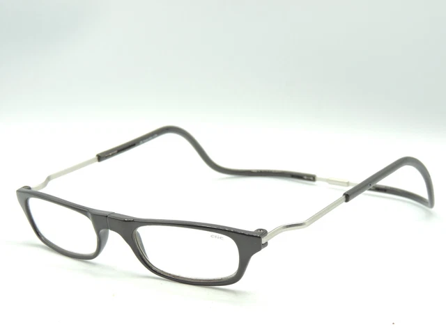 Clic Readers 1.75 Magnetic Front Connect Expandable Eyeglass Reading Glasses XL