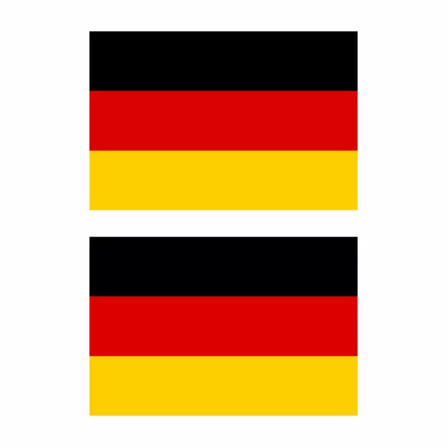 2x Sticker Deutschland Germany BRD Flagge Auto-Aufkleber 5 cm x 3 cm  #D999 ?