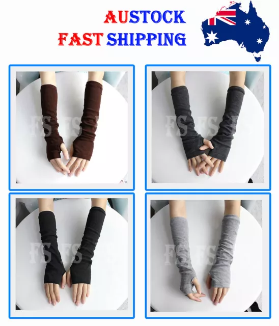 Winter Fingerless Gloves Arm Women Men New Hot Selling Knit Fashion *Aus Stock*