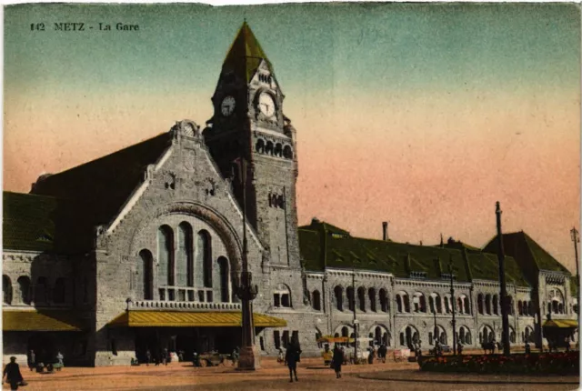 CPA AK METZ - La Gare (650919)