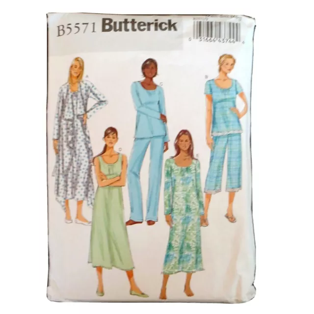 Butterick B5571 da Donna Abito Pantaloni Camicetta Cartamodello Xsm Sml Medico