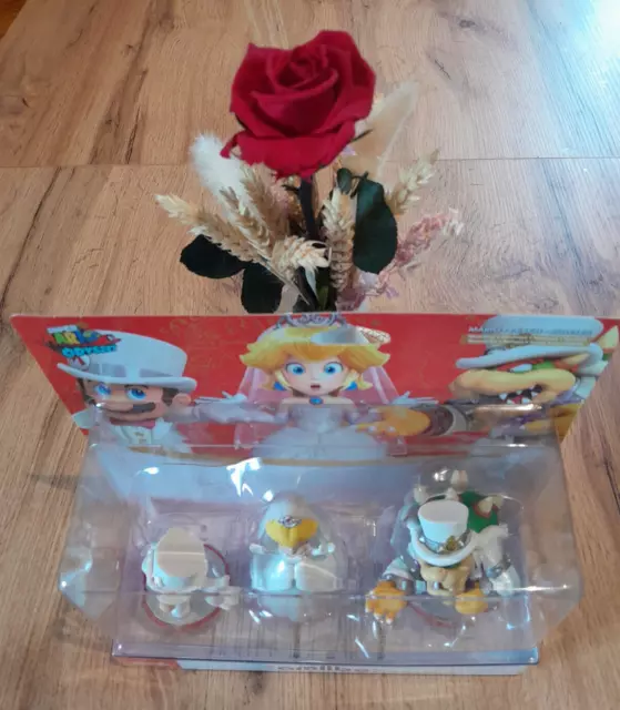 Amiibo - Pack Bowser + Mario + Peach Tenue de mariage - Nintendo Switch - NEUF 2