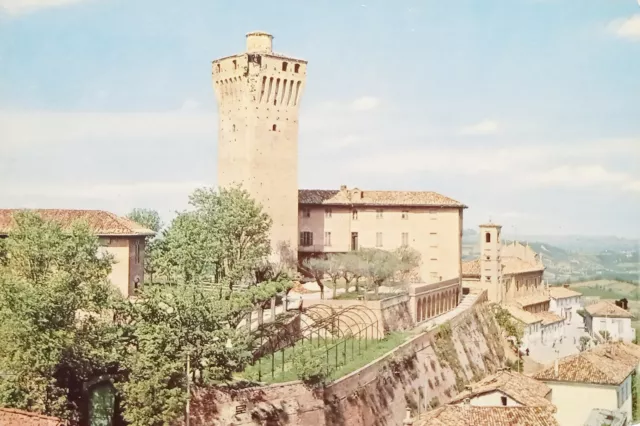 Cartolina - Santa Vittoria D'Alba - Il Castello - 1960 ca.